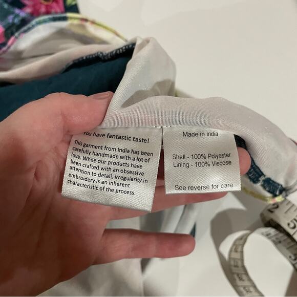 Revolve Rococo Sand Tallia Velvet Floral Ruched Mini Dress in Deep Green Size M - Picture 9 of 11